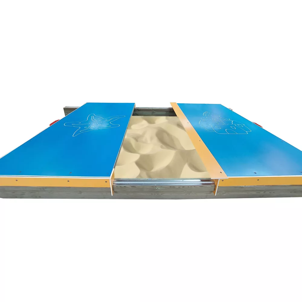 Bac à sable avec couvercle