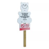 Panneau animaux + Interdiction de fumer