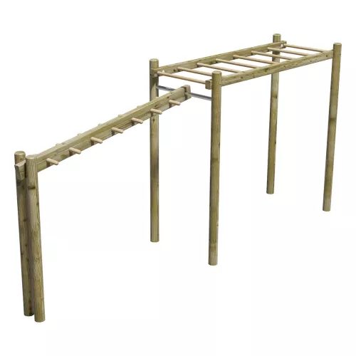 Échelle de suspension inclinée