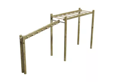 Échelle de suspension inclinée