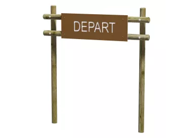 Panneau départ