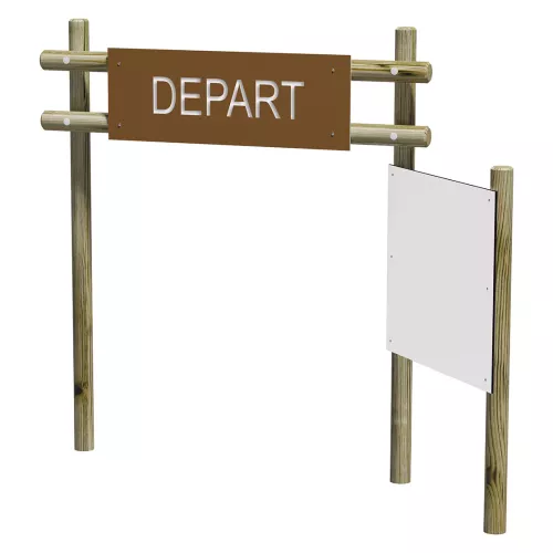 Panneau départ/information
