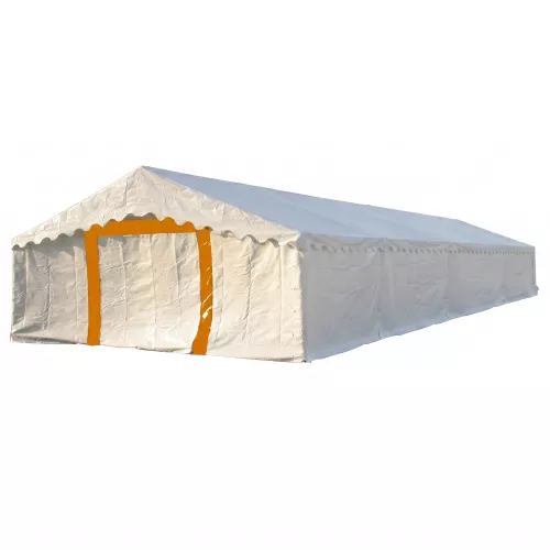 Tente de réception 6 x 16 m - Super Plein Air - 96 m² - Complet blanc
