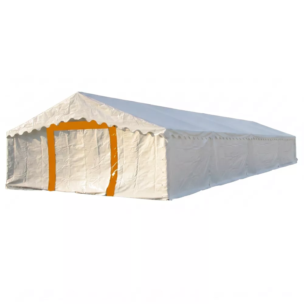 Tente de réception 6 x 16 m - Super Plein Air - 96 m² - Complet blanc