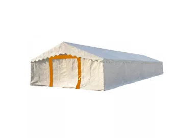 Tente de réception 6 x 16 m - Super Plein Air - 96 m² - Complet blanc