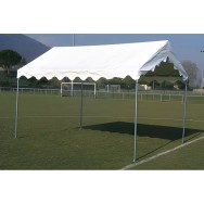 Tente de réception 3 x 4 m - 12 m² - Toit blanc + Armature
