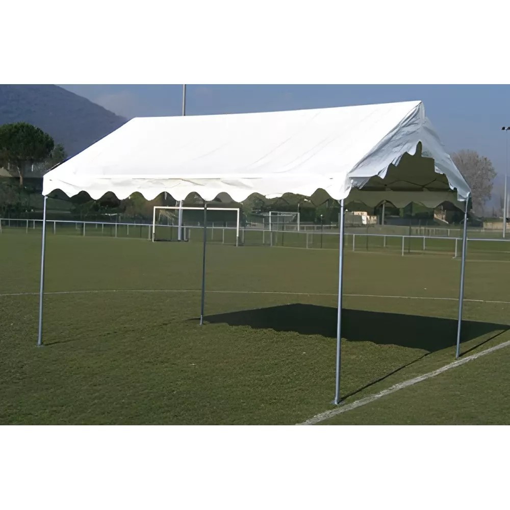 Tente de réception 3 x 4 m - 12 m² - Toit blanc + Armature
