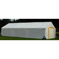 Tente de réception 5 x 12 m - Plein Air - 60 m² - Complet avec murs blancs