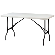 Table GRENADE rectangulaire de 154 cm à 244 cm - grise -