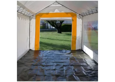 Tente de réception 3 x 4 m - Plein Air - 12m² - Complet blanc