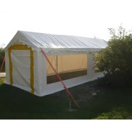 Tente de réception 3 x 8 m - Plein Air - 24m²- Complet mixte