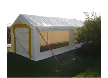 Tente de réception 3 x 8 m - Plein Air - 24m²- Complet mixte
