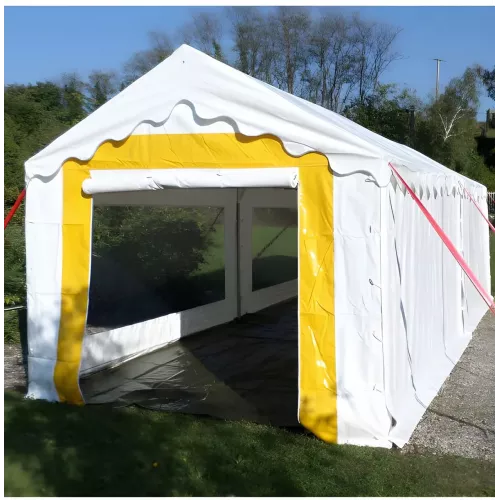 Tente de réception 3 x 8 m - Plein Air - 24m²- Complet mixte