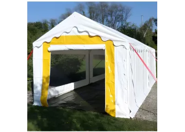 Tente de réception 3 x 8 m - Plein Air - 24m²- Complet mixte