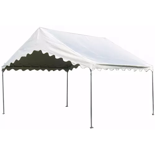 Tente de réception 5 x 4 m - Plein Air - 20 m² - Toit rayé vert/blanc + armature